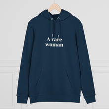 Load image into Gallery viewer, "A rare woman"  Organic Cotton Hoodie