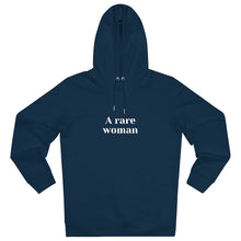 Load image into Gallery viewer, "A rare woman"  Organic Cotton Hoodie