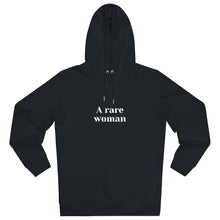 Load image into Gallery viewer, "A rare woman"  Organic Cotton Hoodie