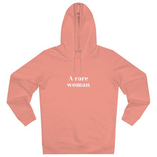 Load image into Gallery viewer, "A rare woman"  Organic Cotton Hoodie