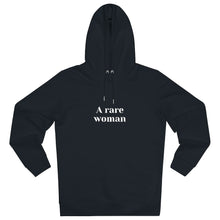 Load image into Gallery viewer, &quot;A rare woman&quot;  Organic Cotton Hoodie
